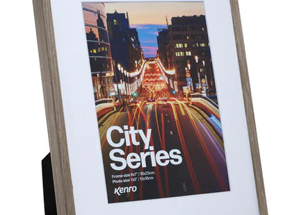Kenro City Series Photo Frame 9x6" - Natural