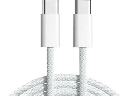 USB Type C to C Braided Colourful Charging Data Cable 1M 30W