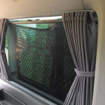 For Vauxhall Vivaro Window Curtains Eco-Line - Black