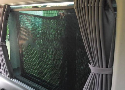 For Vauxhall Vivaro Window Curtains Eco-Line Grey – Van Window Curtains | Van-X