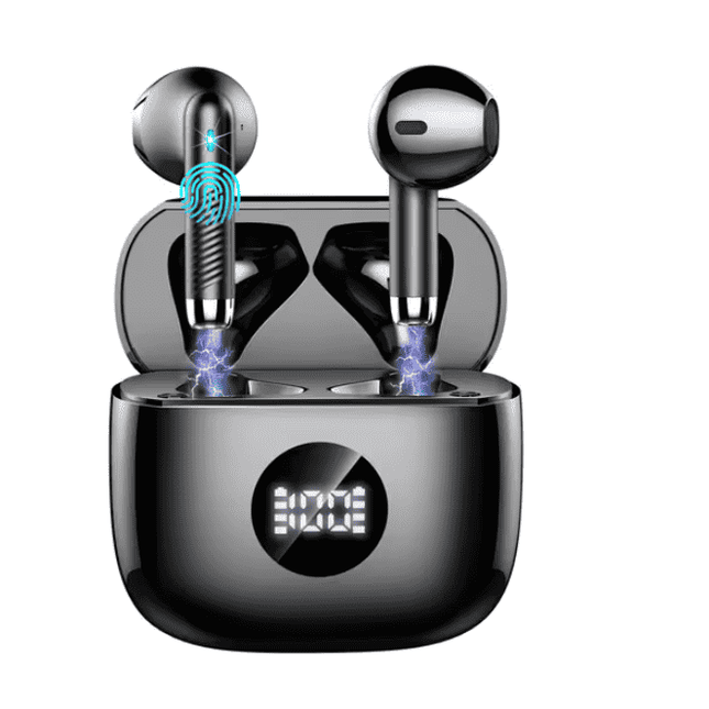 Wireless Earbuds Bluetooth 5.4 Deep Bass 40H Playtime ENC Mic Waterproof
