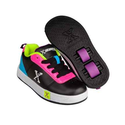 UK 2 Sidewalk Sport Lane Pink Girls’ Wheeled Skate Shoes – EU 34