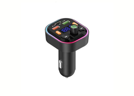 Versatile Wireless FM Car Adapter with Dual USB & PD Fast Charging (VD-FM009)