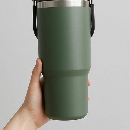 Tyeso Stainless Steel Tumbler Coffee Cup – Large Capacity Vacuum Insulated Travel Mug, Double Wall Thermal Car Water Bottle for Hot & Cold Drinks