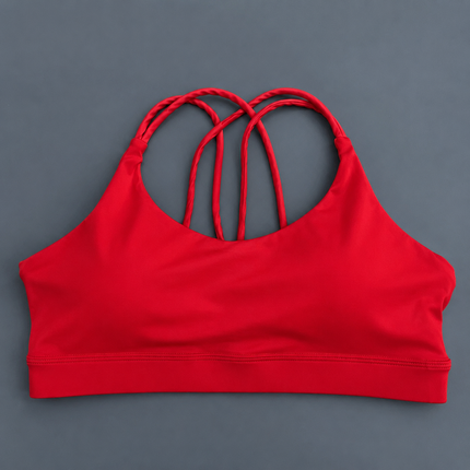 Solid Color soft high strength Women Fitness Bra Tight Sport Top Comprehensive Training Gym Yoga Underwear  Tight With Chest Pad