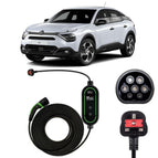 Type 2 to 3 Pin Charging Cable / 10M / 6amp – 12amp Adjustable (2.3kW)