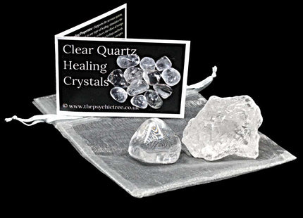 Clear Quartz Rough 'n' Tumble Crystal Pack