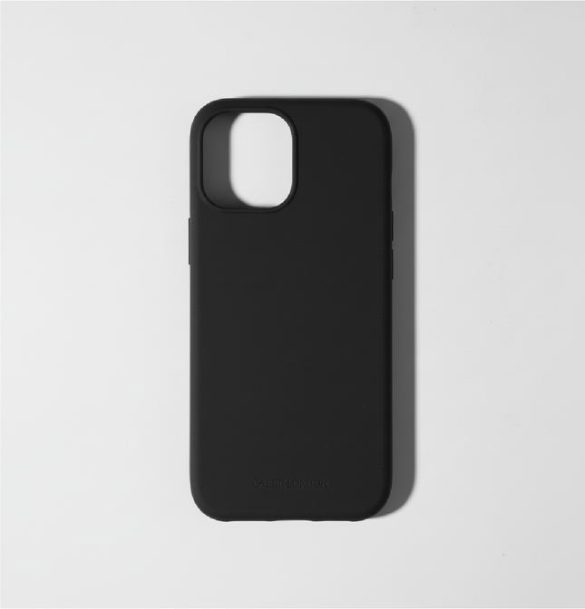 Black Liquid Silicone iPhone 16 Pro Case - MagSafe Compatible | The Classic Case