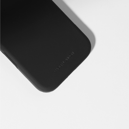 Black Liquid Silicone iPhone 16 Pro Case - MagSafe Compatible | The Classic Case