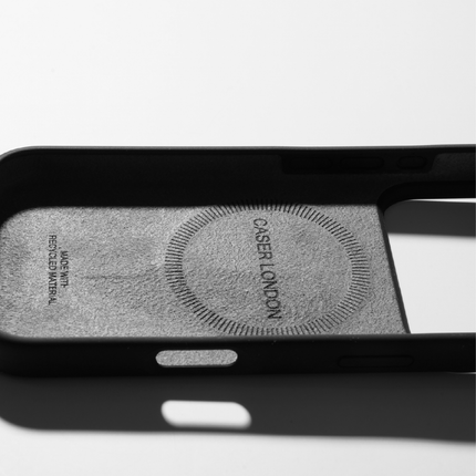 Black Liquid Silicone iPhone 17 Pro Case - MagSafe Compatible | The Classic Case