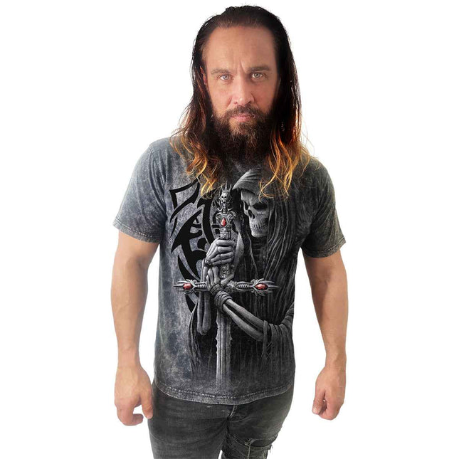 SOUL SEARCHER - Acid Wash T-Shirt