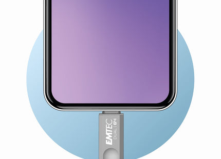 EMTEC 64GB Dual USB-A 3.2 / USB-C D280 Flash Drive