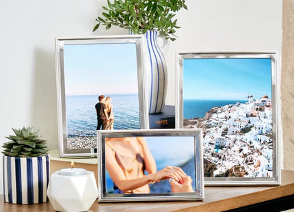 Kenro Designa Style Photo Frame 8x6 - Silver Plated