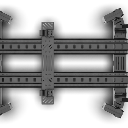 Motion System with 4 motors/actuators and Motion Sim Base