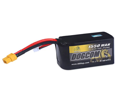 DOGCOM 1550mAh 150C 6S 22.2V UCELL series