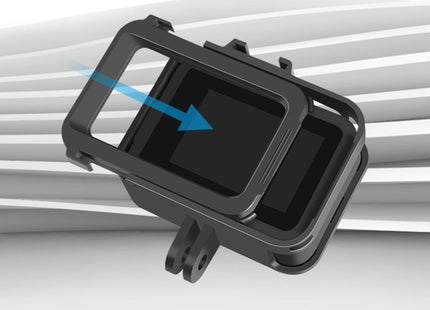 RUIGPRO for GoPro HERO8 Black Standard Border PC ABS Frame Mount Protective Case