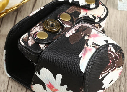 Flower Pattern PU Leather Camera Case for Sony A6000 / A6300 / A6400 / Nex 6