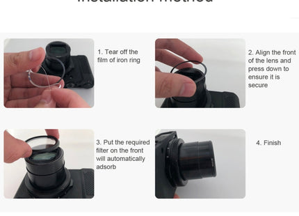 JSR NIGHT Lens Filter for Panasonic LUMIX LX10, NIGHT Filter
