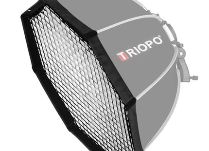 TRIOPO S90 Diameter 90cm Honeycomb Grid Octagon Softbox Reflector Diffuser for Studio Speedlite Flash Softbox, Diameter 90cm