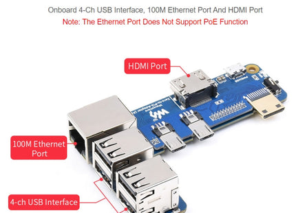 Waveshare Raspberry Pi Zero To 3B Adapter for Raspberry Pi 3 Model B/B+, Pi Zero To 3B
