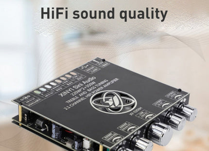 TPA7498e Power Amplifier Board Bluetooth Module Stereo 2.1 Audio Treble and Bass Control Subwoofer