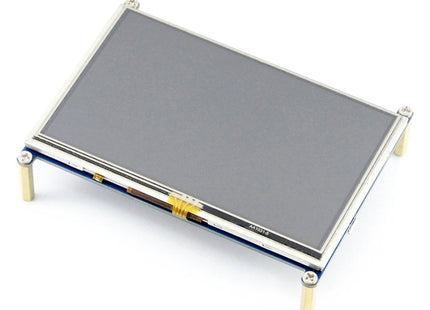 WAVESHARE 5 Inch HDMI LCD 800x480 Touch Screen  for Raspberry Pi, 5 Inch HDMI LCD