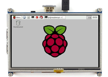 WAVESHARE 5 Inch HDMI LCD 800x480 Touch Screen  for Raspberry Pi, 5 Inch HDMI LCD