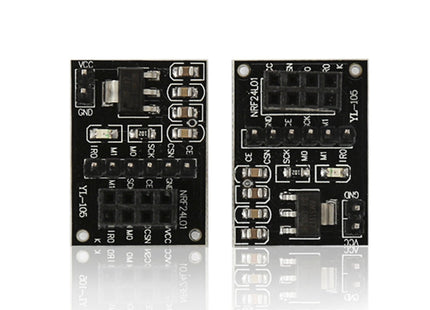 2 PCS NRF24L01 + Wireless Module Socket Adapter Plate Board