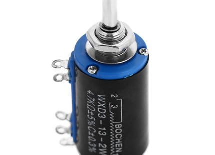 WXD3 - 13 - 2W 4.7K Ohm  Multiturn Precision Potentiometer -Black