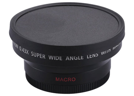62mm 0.43X Super Wide Angle Lens with Macro Lens, 62mm