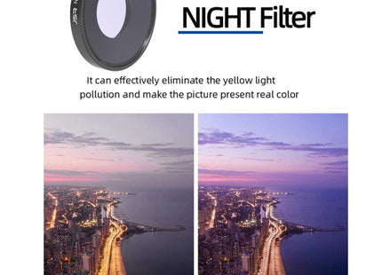 JSR NIGHT Lens Filter For DJI Osmo Action 3, NIGHT
