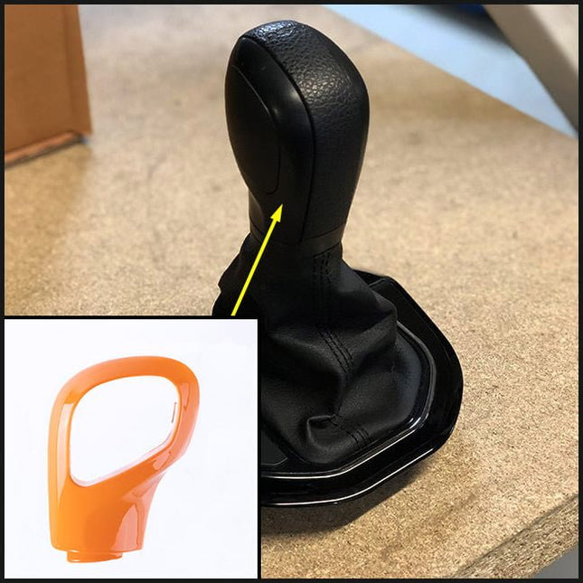 For VW T5.1 Transporter DSG Gear Knob Styling Caps – Orange Painted Upgrade, Ready to Fit