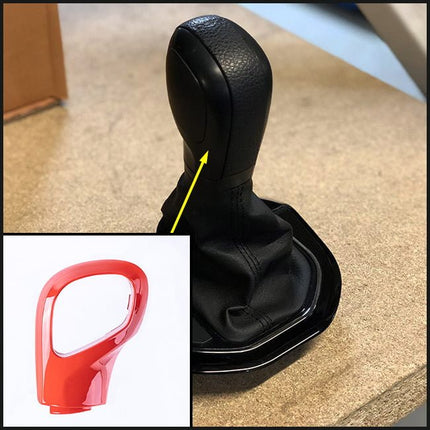 For VW T5.1 Transporter DSG Gear Knob Styling Caps – Red Painted Upgrade, Ready to Fit