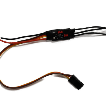DYS 6A 2-4S Brushless ESC With 5V/0.5A BEC For RC fixed-wing Aircraft / Helicopter