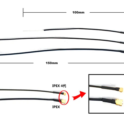 FrSky 2.4G IPEX4 2.4Ghz Receiver Antenna