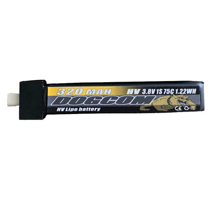 DogCom 1S 320mAh 75C HV BT2.0 LiPo Battery
