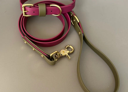 Dottie Wine & Olive Colour Block Lead