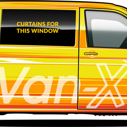 For Vauxhall Vivaro Window Curtains Eco-Line - Grey