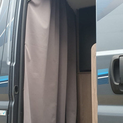 For Citroen Relay Motorhome & Campervan Premium Maxi-Cab Divider Curtain with Rail  – Van-X