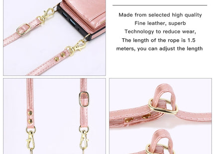 Square Zipper Wallet Bag TPU+PU Back Cover Case with Holder & Card Slots & Wallet & Cross-body Strap, For iPhone 12 Pro Max, For iPhone XS / X, For iPhone XS Max
