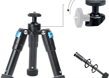 BEXIN MS15 Multifunctional Desktop Mini Camera Tripods for Camera Self-Timer Mobile Phone