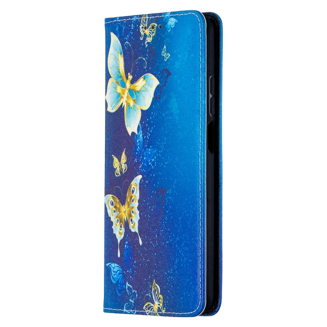 Colored Drawing Pattern Invisible Magnetic Horizontal Flip PU Leather Case with Holder & Card Slots & Wallet, For Xiaomi Mi 10T Lite
