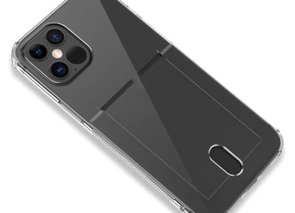 TPU Transparent Protective Case with Card Slots, For iPhone 12, For iPhone 12 Mini