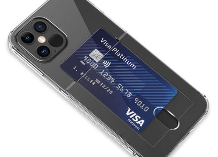 TPU Transparent Protective Case with Card Slots, For iPhone 12, For iPhone 12 Mini
