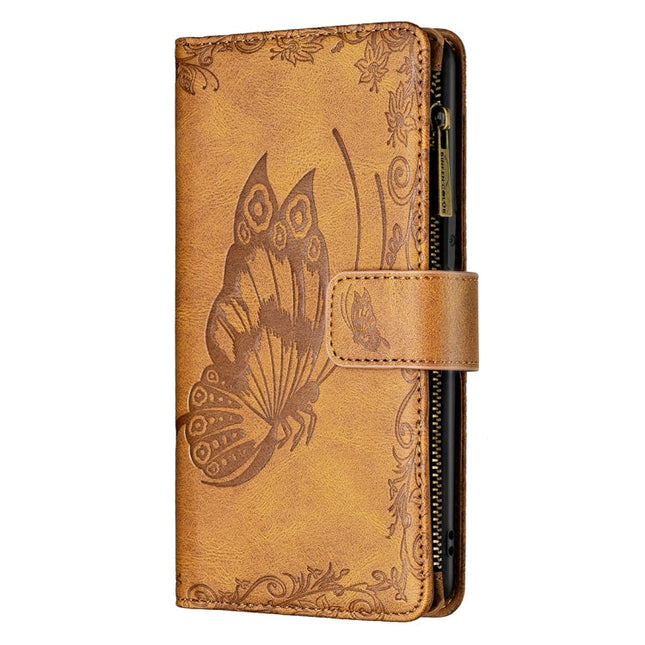 Flying Butterfly Embossing Pattern Zipper Horizontal Flip Leather Case with Holder & Card Slots & Wallet, For iPhone 12 mini, For iPhone 12, For iPhone 12 Pro, For iPhone 12 Pro Max