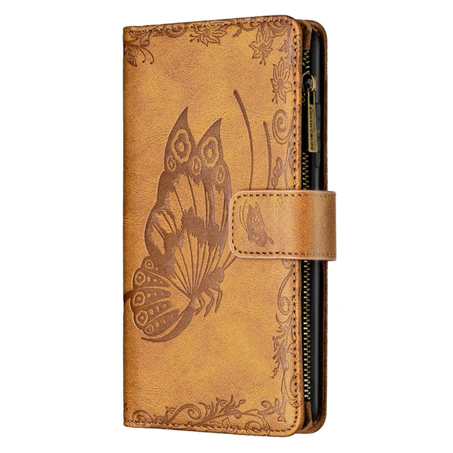 Flying Butterfly Embossing Pattern Zipper Horizontal Flip Leather Case with Holder & Card Slots & Wallet, For Nokia 1.4, For Nokia 3.4