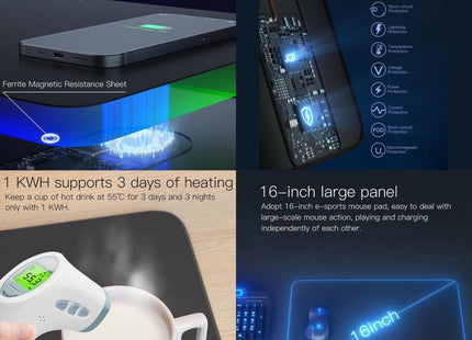JAKCOM MC3 Wireless Charging Heating Mouse Pad