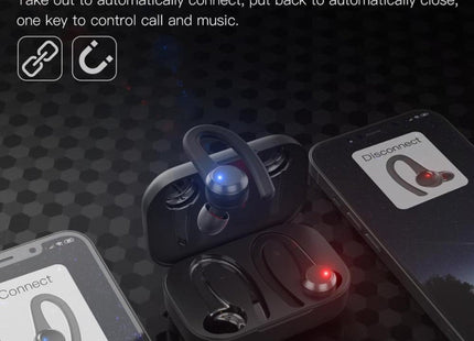 JAKCOM SE5 True Wireless Sport Bluetooth Earphone(Black)