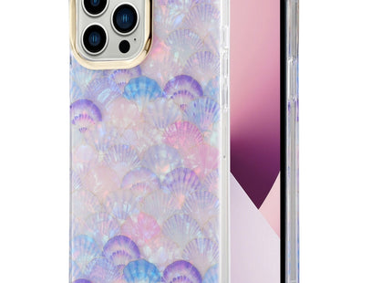 Electroplating Shell Texture Phone Case, For iPhone 13, For iPhone 13 Pro, For iPhone 13 Pro Max