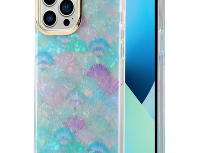 Electroplating Shell Texture Phone Case, For iPhone 13, For iPhone 13 Pro, For iPhone 13 Pro Max